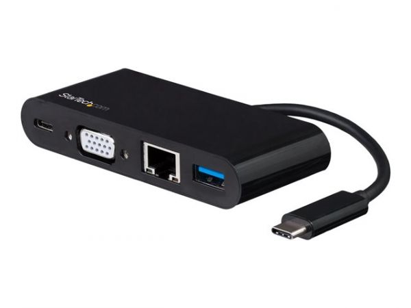 StarTech.com Adaptateur Multiport USB C - Station d'Accueil USB C avec  Sortie Vidéo USB-C